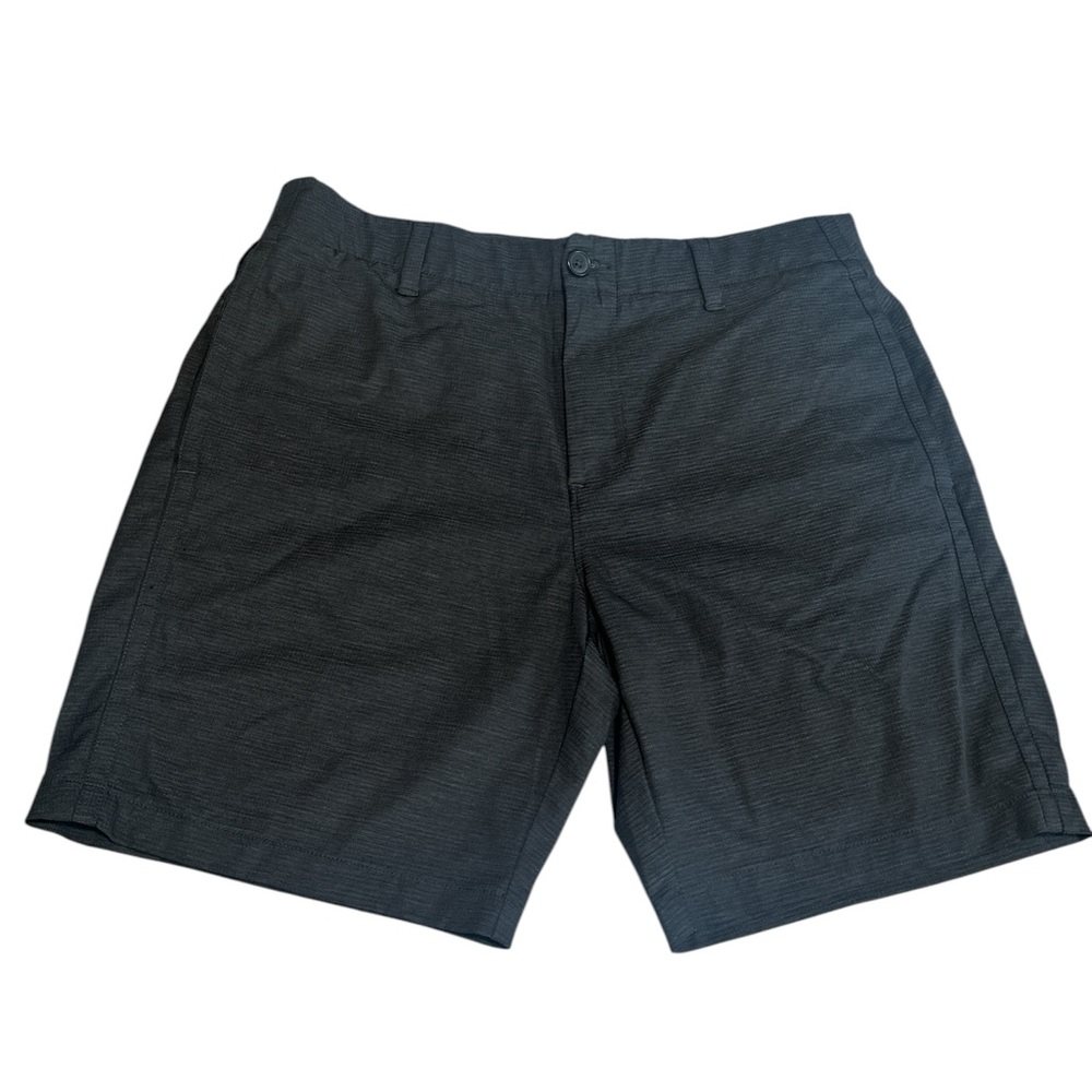 Under Armour Men's Charcoal Flat-Front Performance Shorts